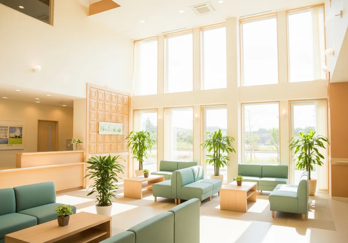 Conceptual rendering of Madox Medical clinic waiting area
